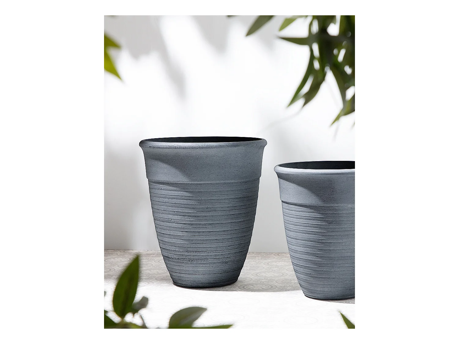 Cache-pot KATALIMA 50 cm Gris