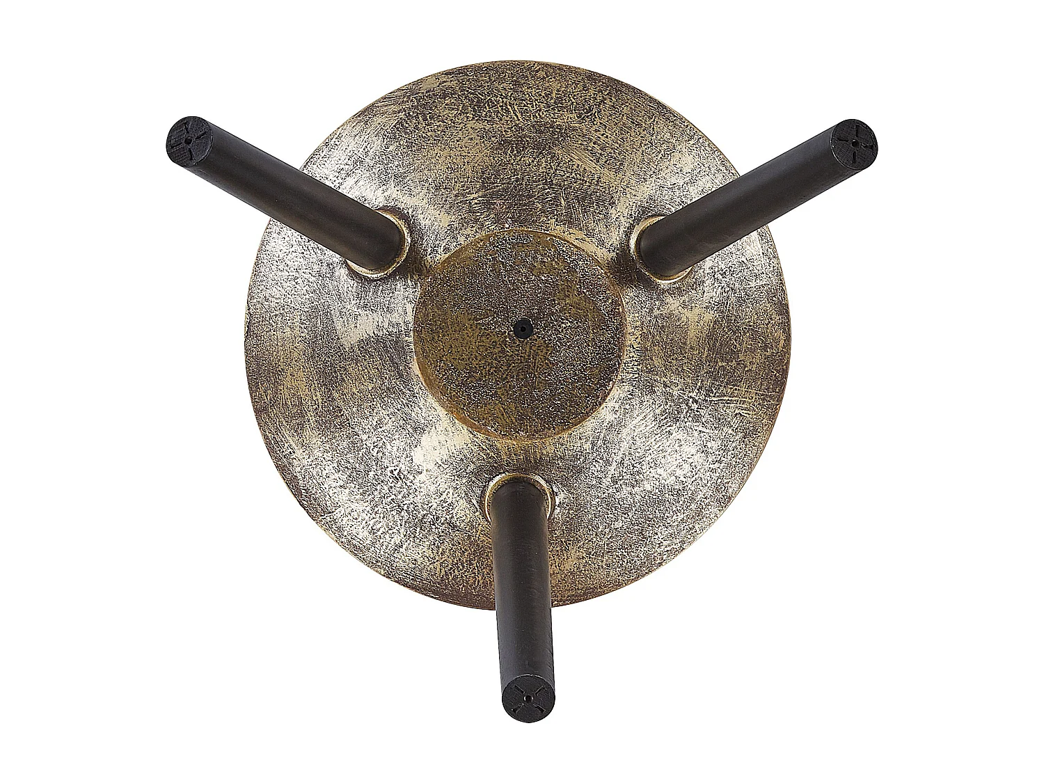 Vaso per piante rialzato VARDIANI Ceramica 50 cm Oro