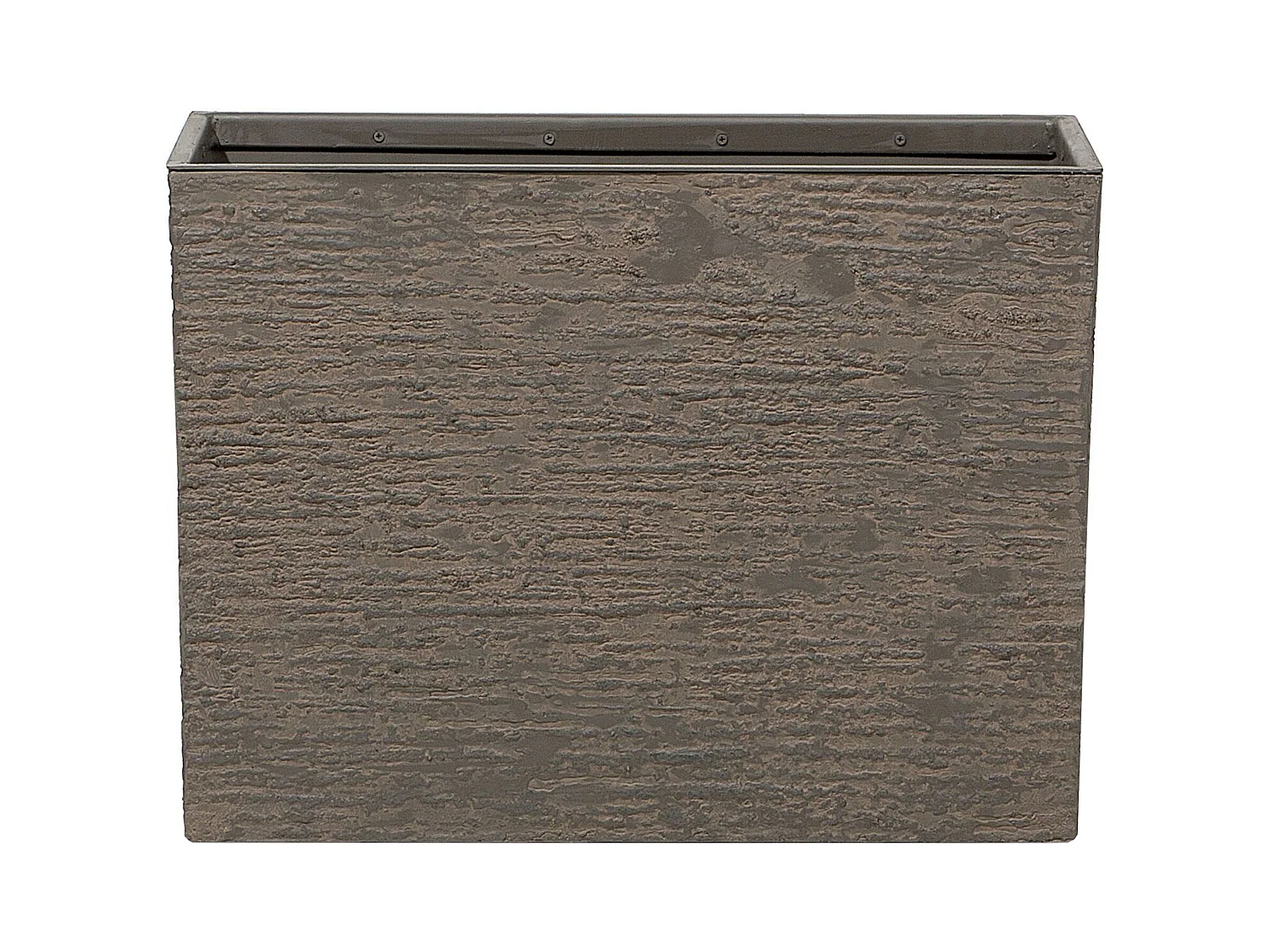 Vaso per piante EDESSA Pietra 60 cm Marrone scuro