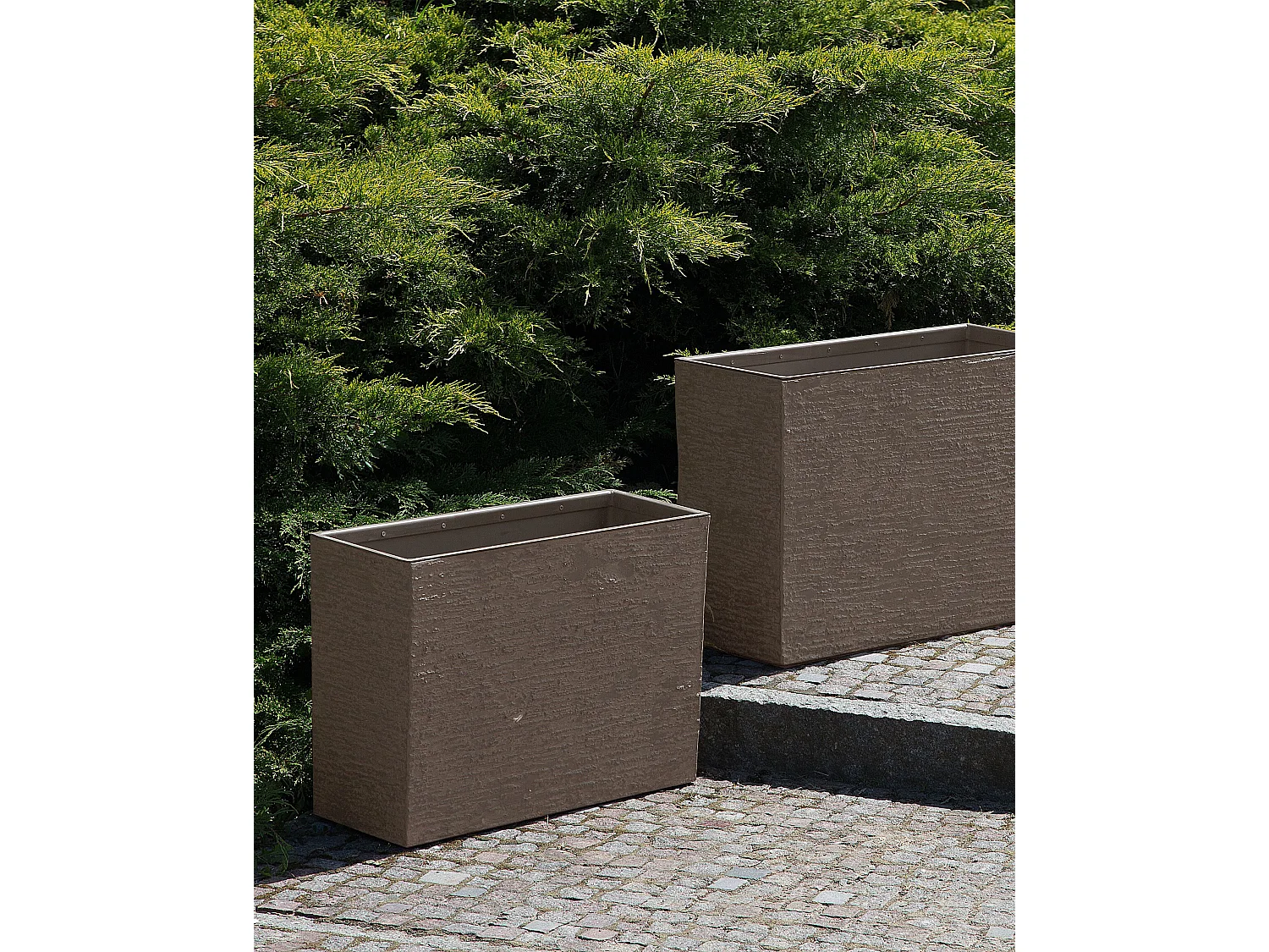 Cache-pot EDESSA 60 cm Marron foncé