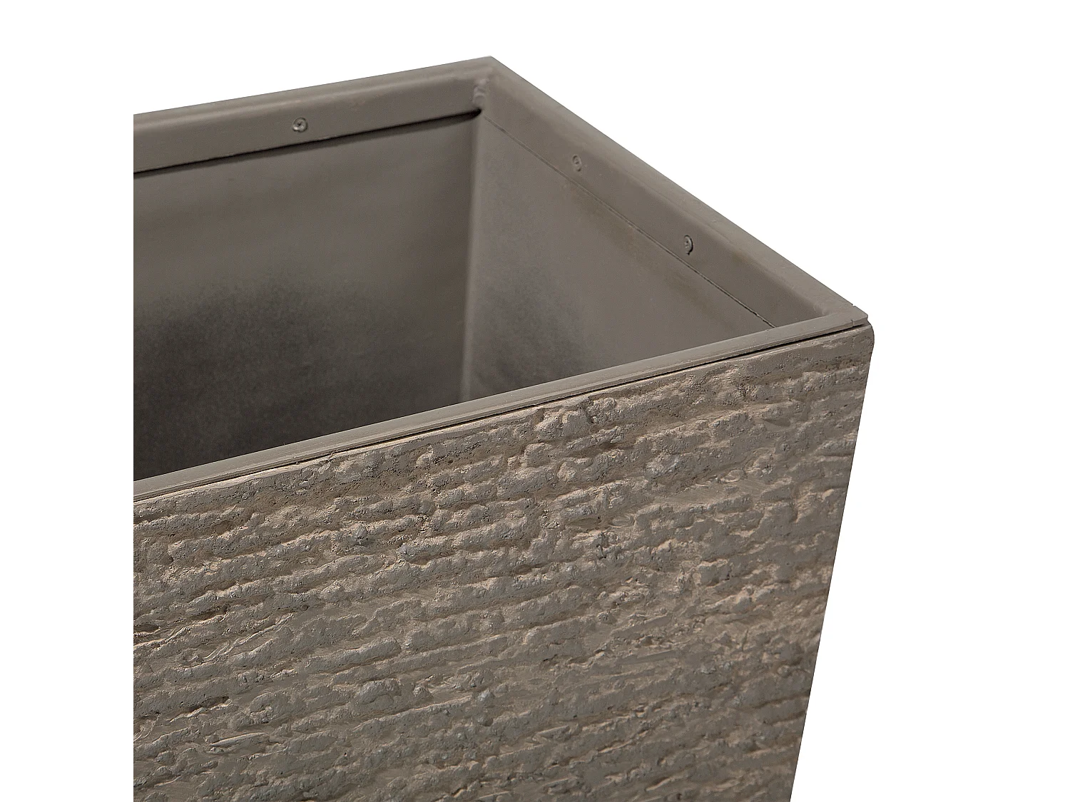 Bloempot EDESSA Steen 60 cm Donkerbruin