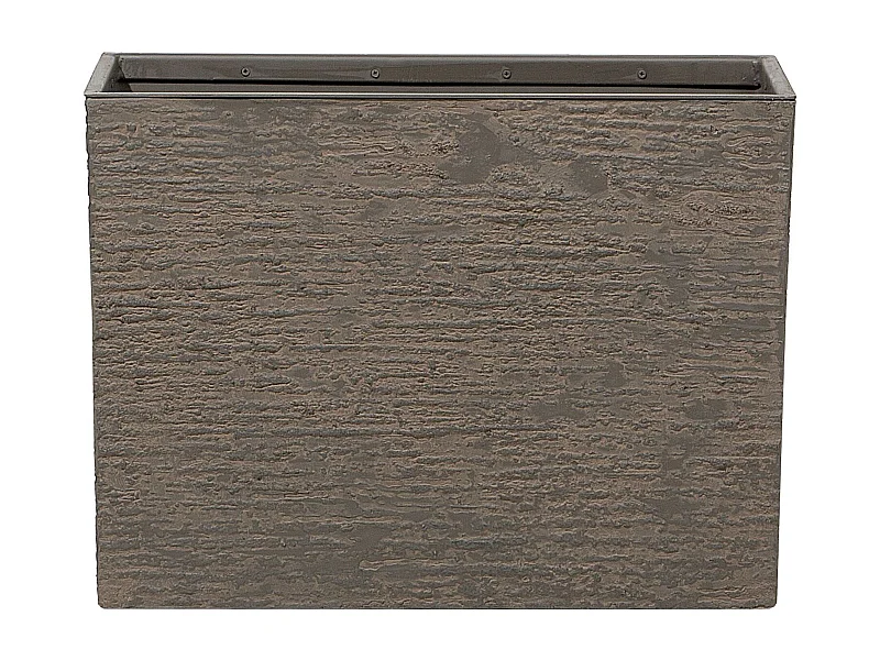 Vaso per piante EDESSA Pietra 60 cm Marrone scuro