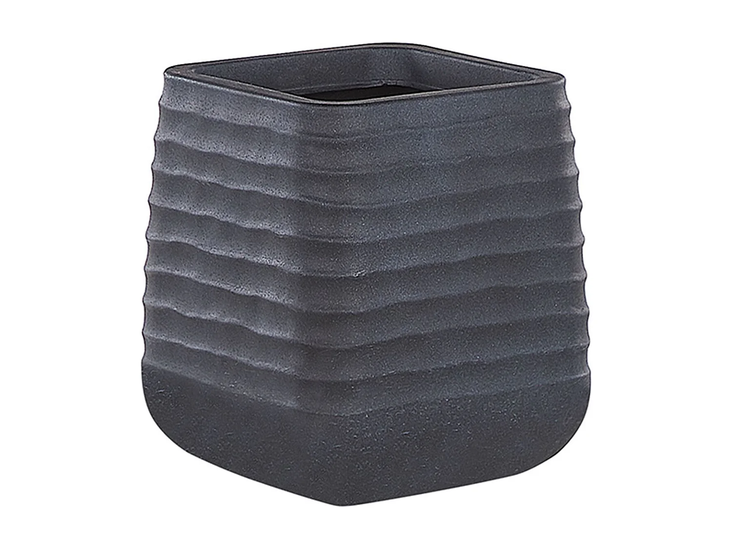 Vaso PARIKIA Material sintético 28 cm Preto