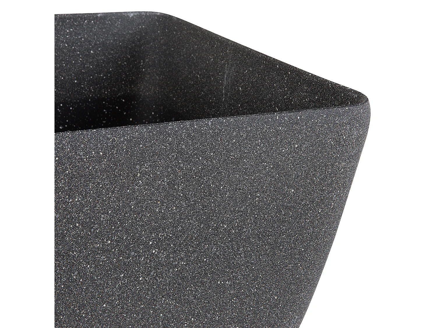 Cache-pot ZELI 34 cm Gris foncé