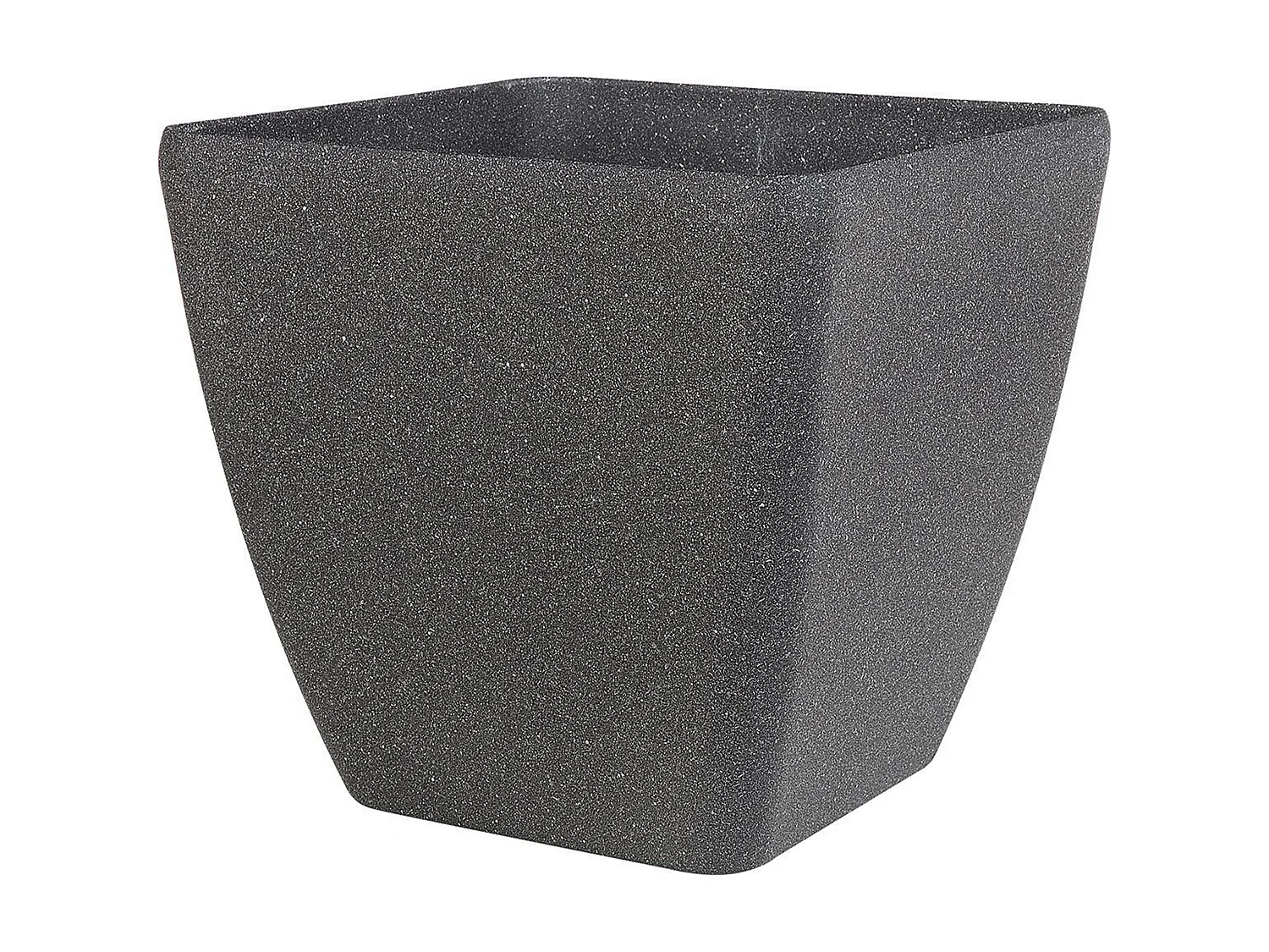Cache-pot ZELI Pierre 34 cm Gris foncé