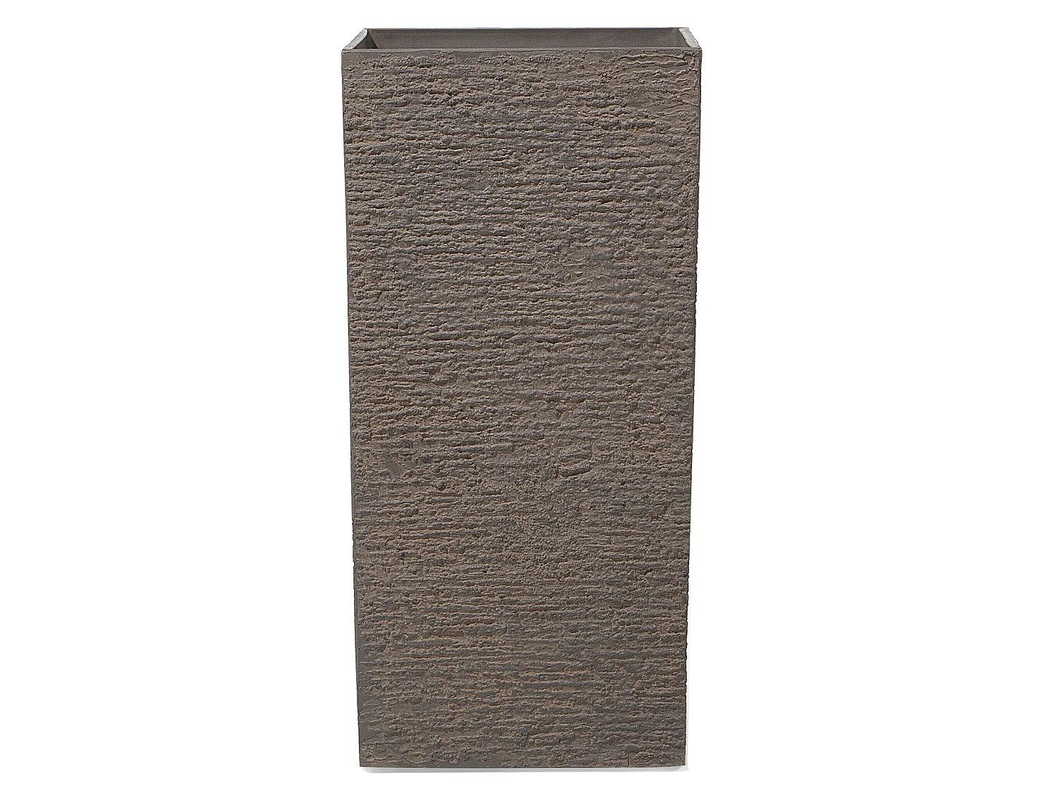 Vaso GAZA Pedra 30 cm Castanho escuro