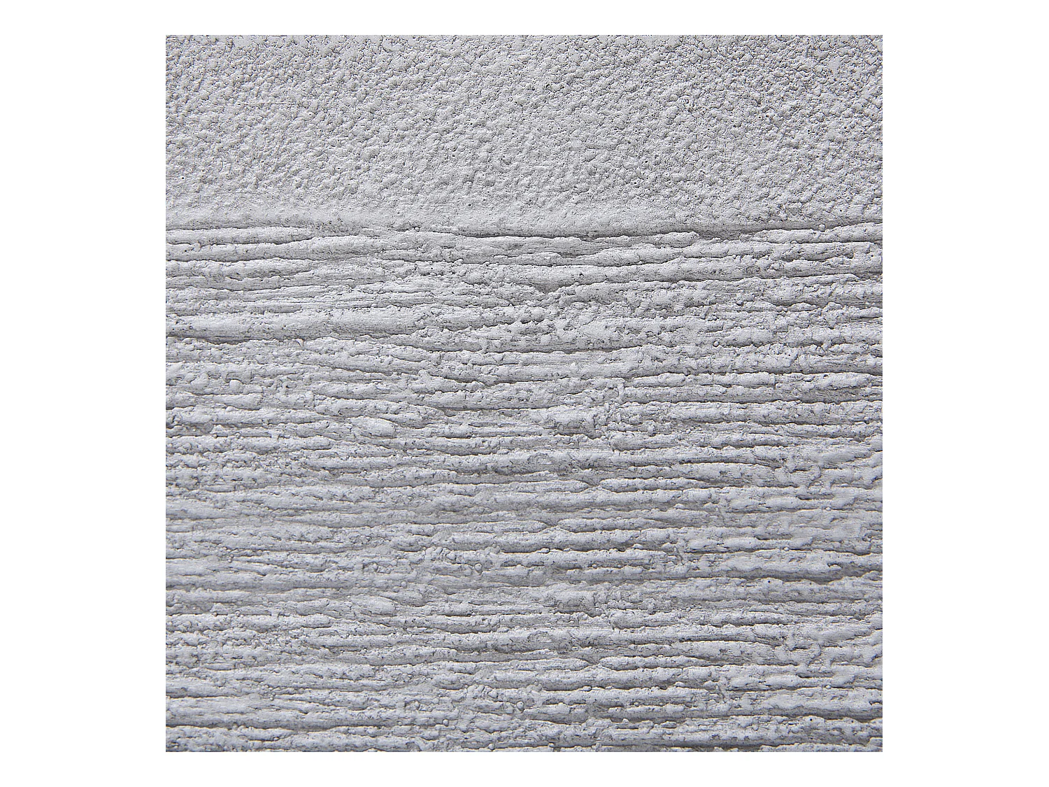 Praktischer Blumentopf 30 x 30 x 28 cm Steingemisch weiß Paros
