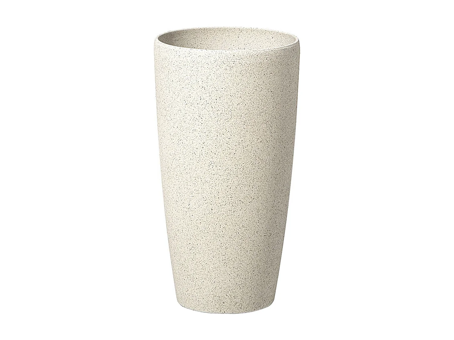 Vaso ABDERA Pedra 23 cm Creme claro