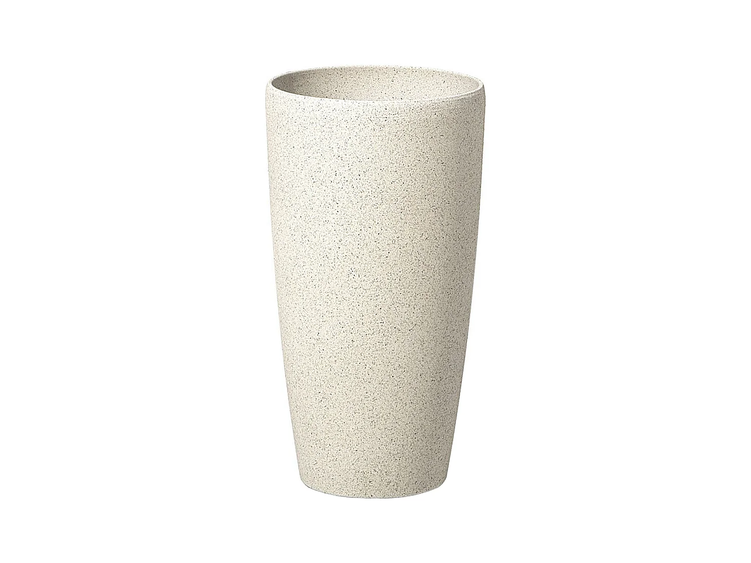 Vaso ABDERA Pedra 23 cm Creme claro