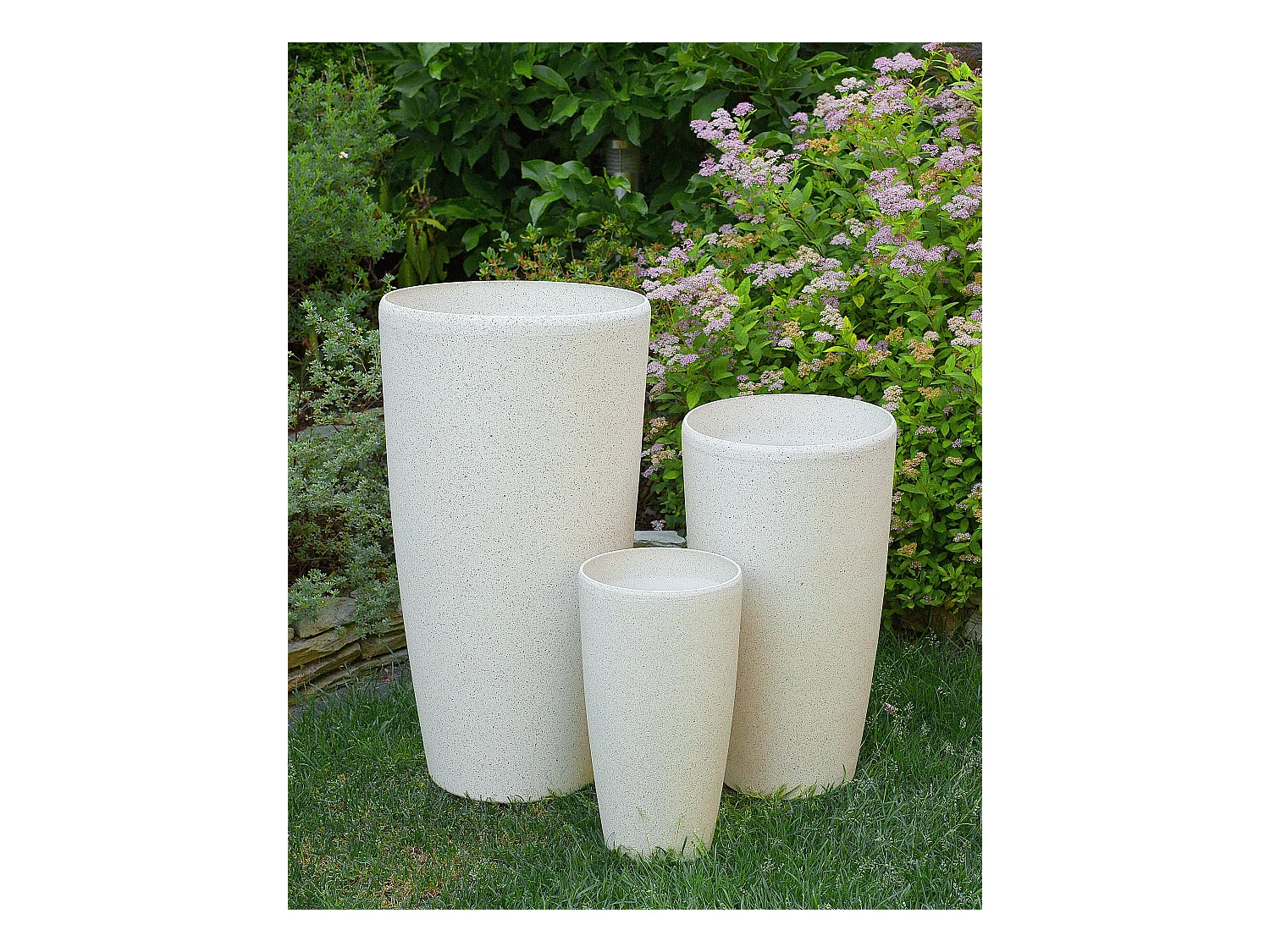 Cache-pot ABDERA 23 cm Beige clair