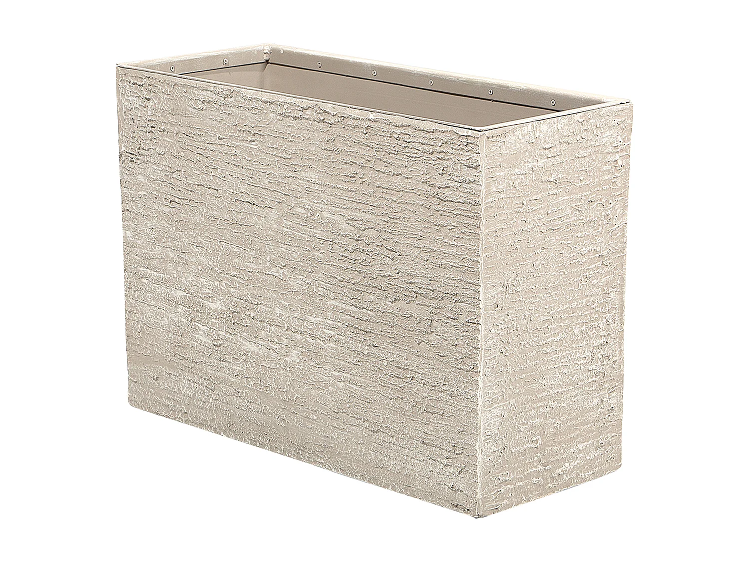 Bloempot EDESSA Steen 70 cm Lichtbeige