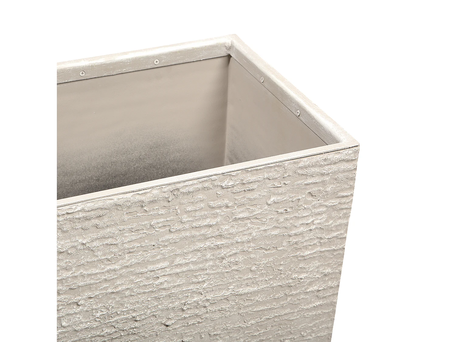 Bloempot EDESSA Steen 70 cm Lichtbeige