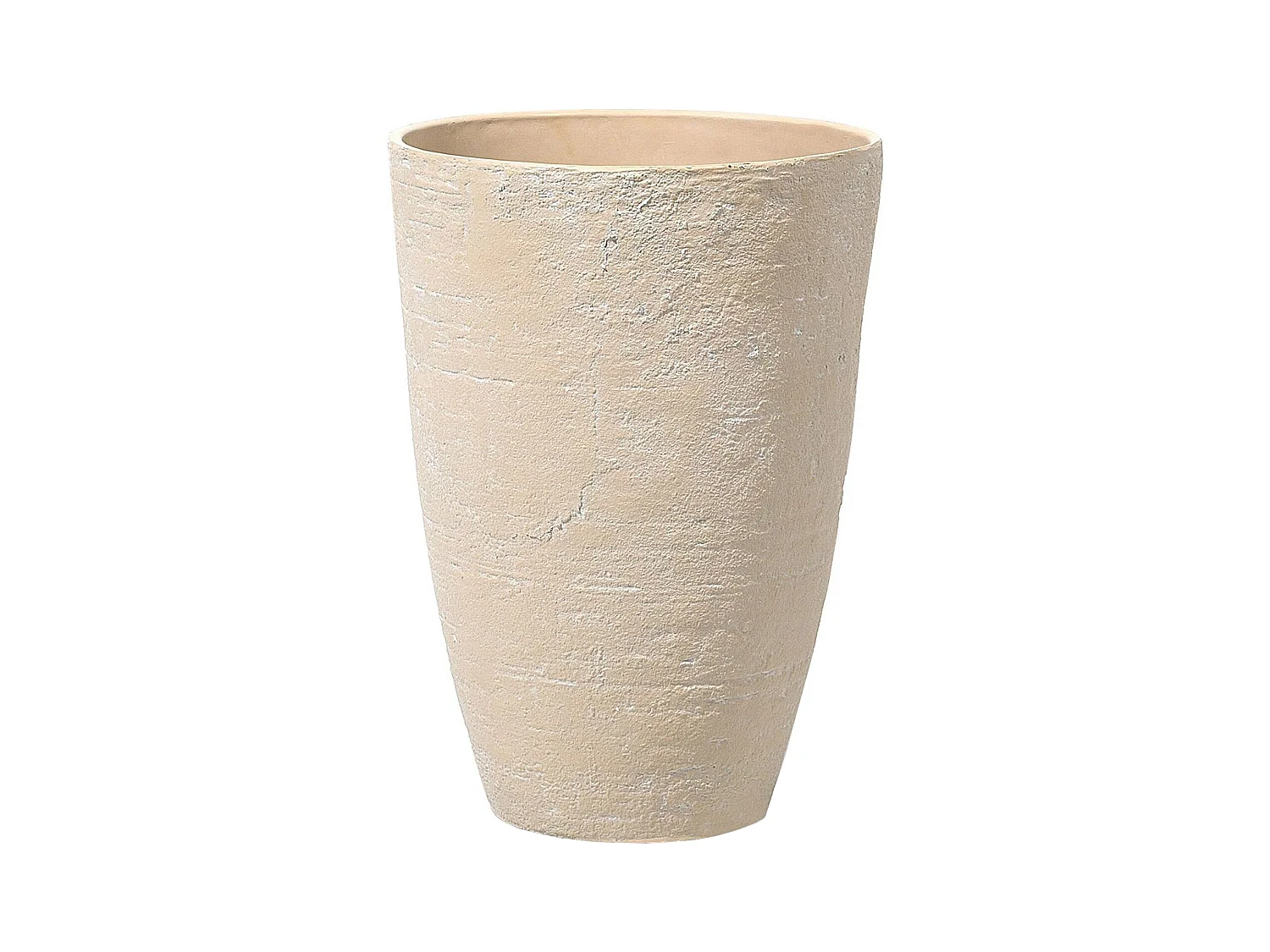 Bloempot CAMIA Steen 43 cm Beige