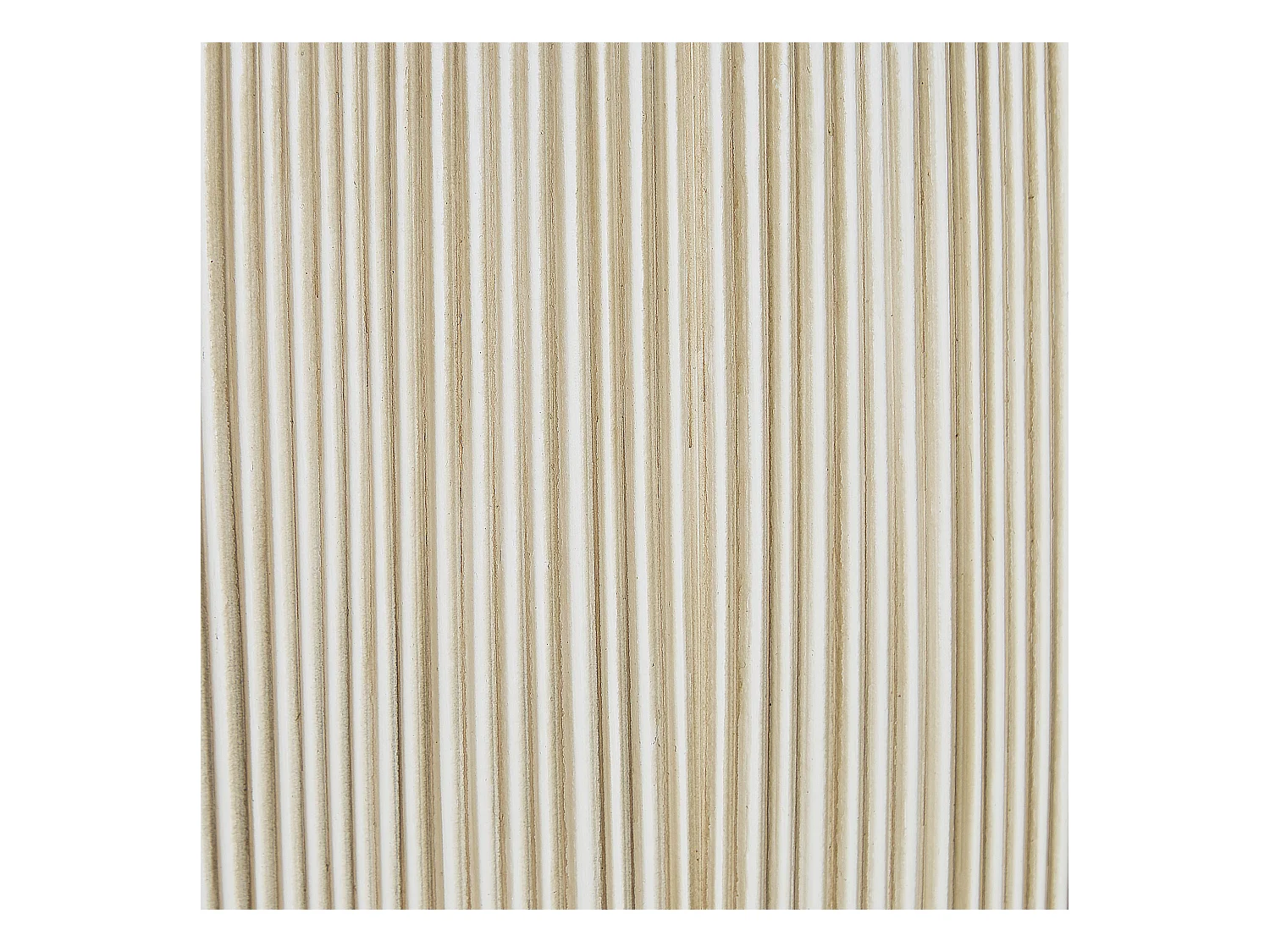 Blumentopf Kunstharz beige / weiß rund 31 cm Rillenstruktur modern Chios