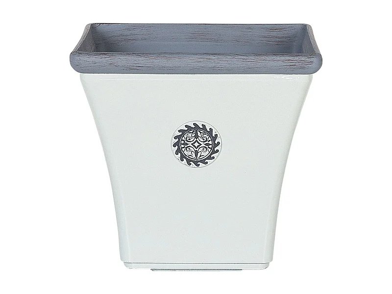 Vaso per piante ELATEIA Pietra 37 cm Bianco