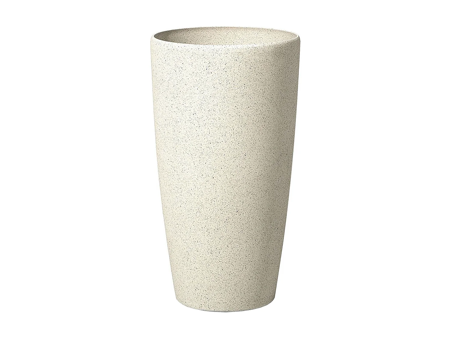 Cache-pot ABDERA Pierre 31 cm Beige clair