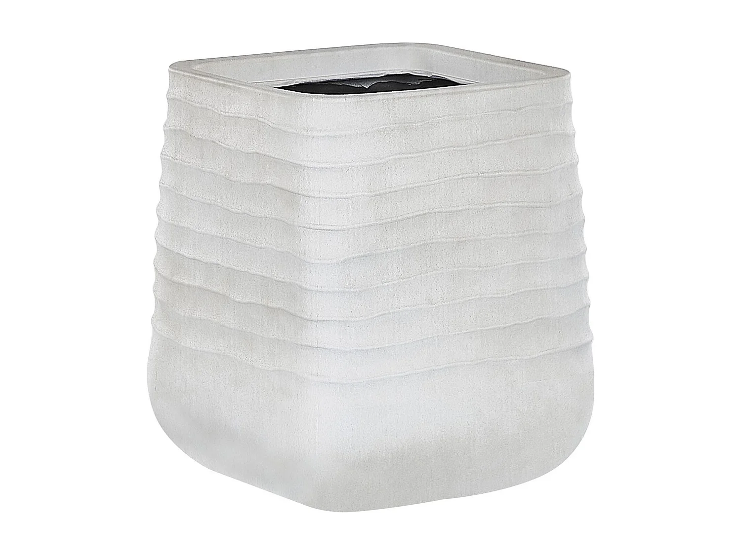 Cache-pot PARIKIA 38 cm Blanc cassé