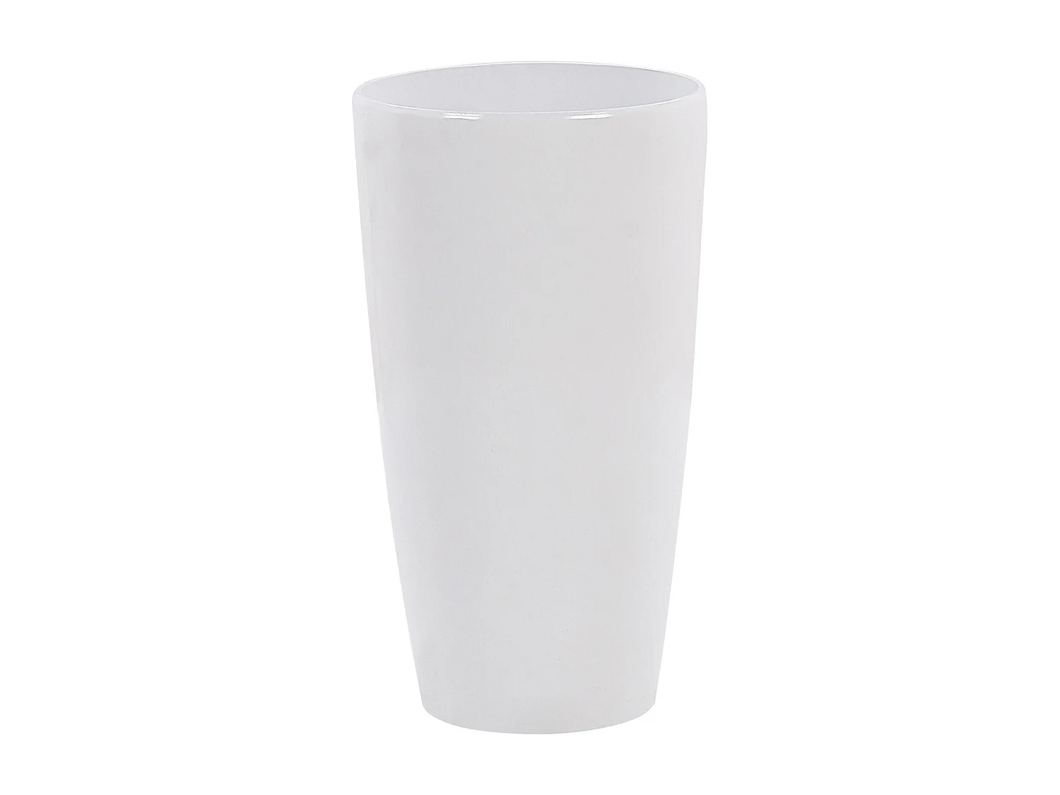 Bloempot TSERIA Steen 32 cm Wit