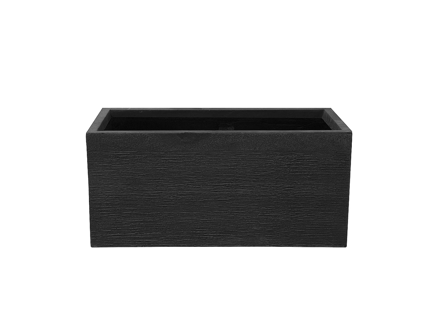 Blumenkübel MYRA Keramik 80 cm Schwarz