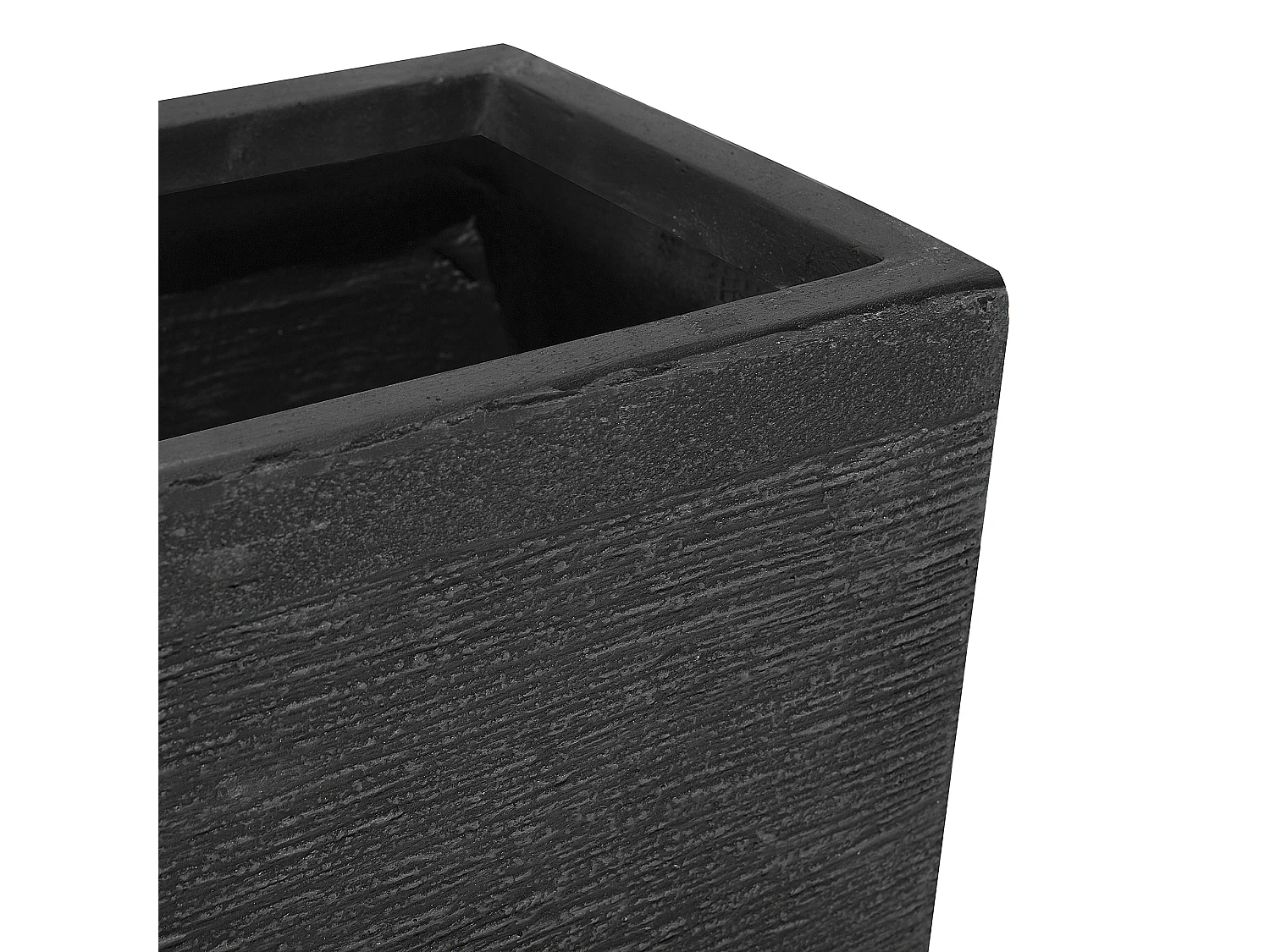 Blumenkübel MYRA Keramik 80 cm Schwarz