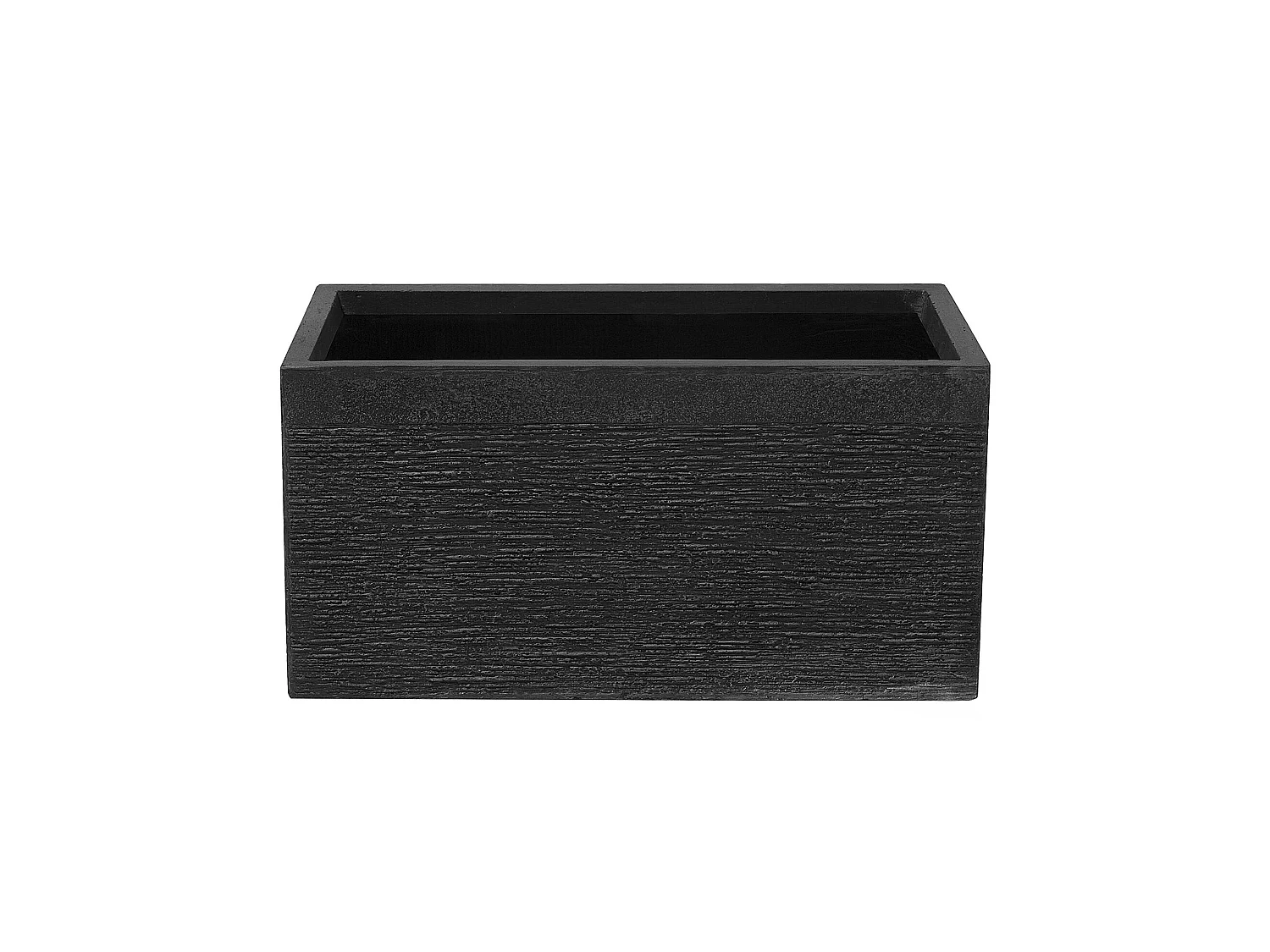 Blumenkübel MYRA Keramik 60 cm Schwarz