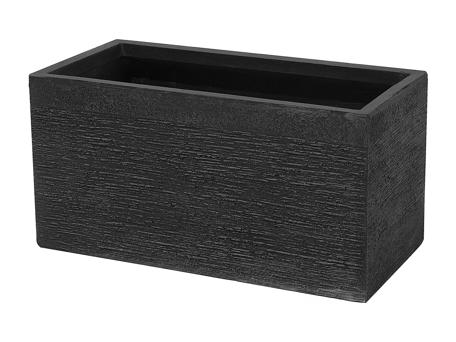Blumenkübel MYRA Keramik 60 cm Schwarz
