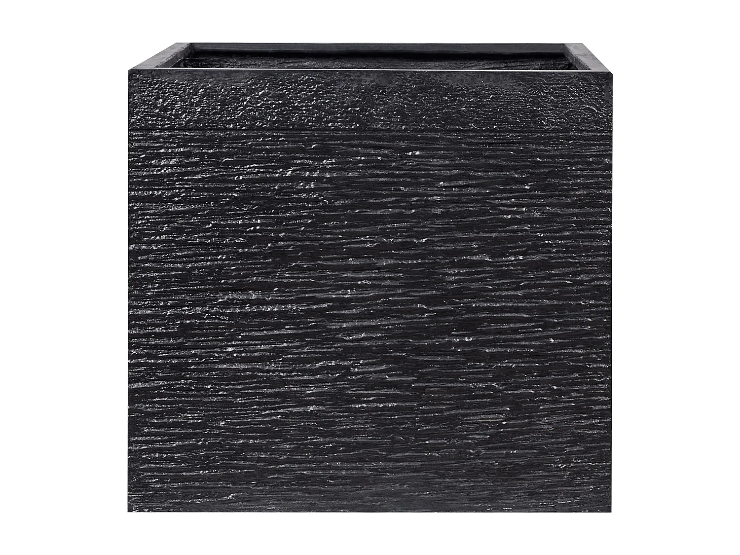 Cache-pot PAROS 50 cm Noir