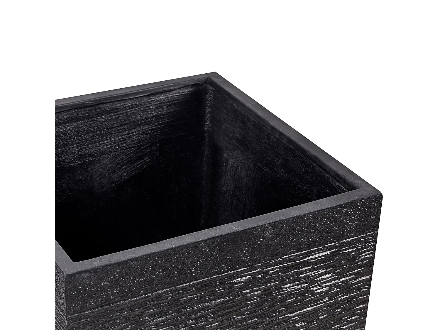 Cache-pot PAROS 50 cm Noir