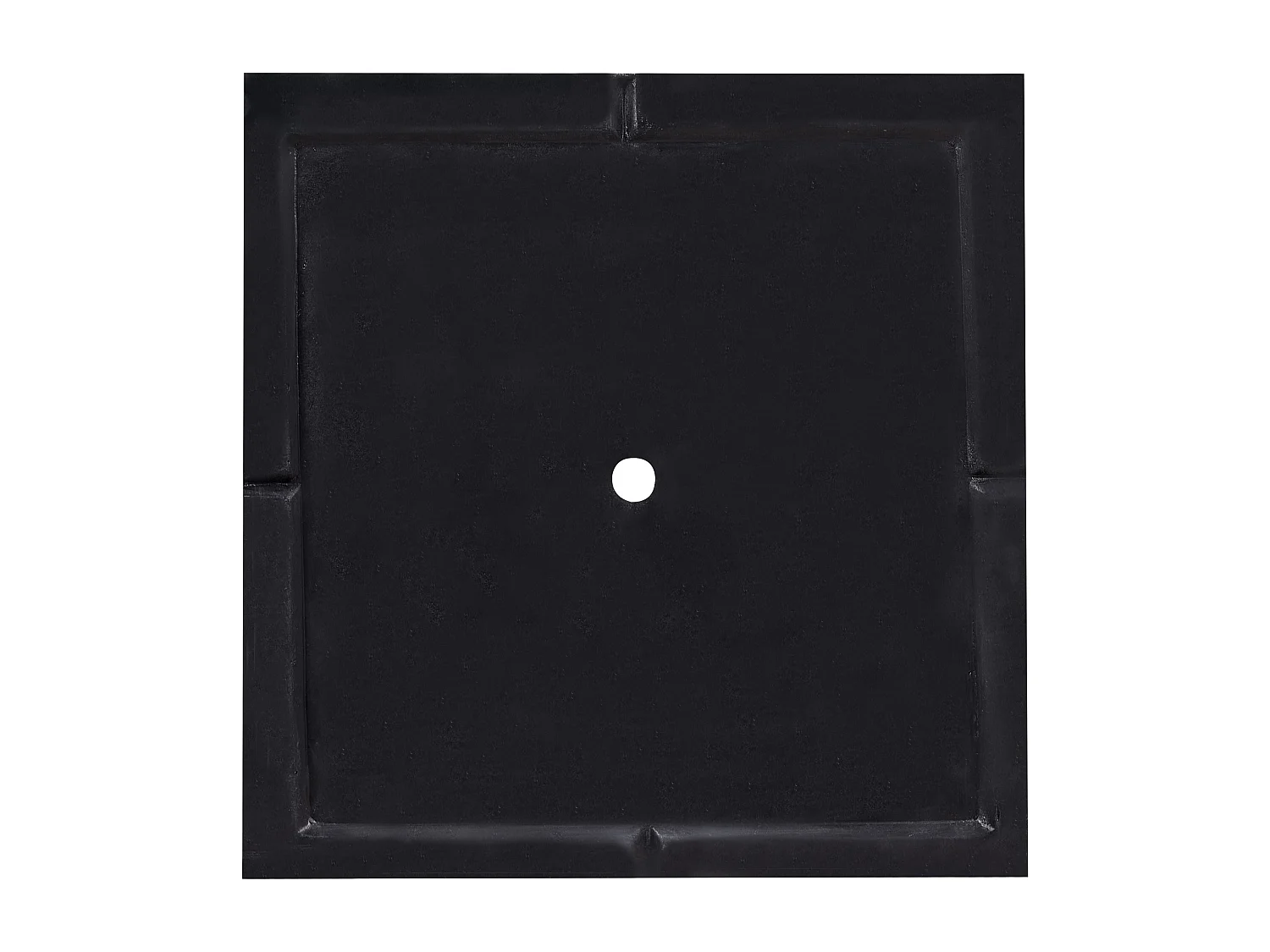 Cache-pot PAROS 50 cm Noir