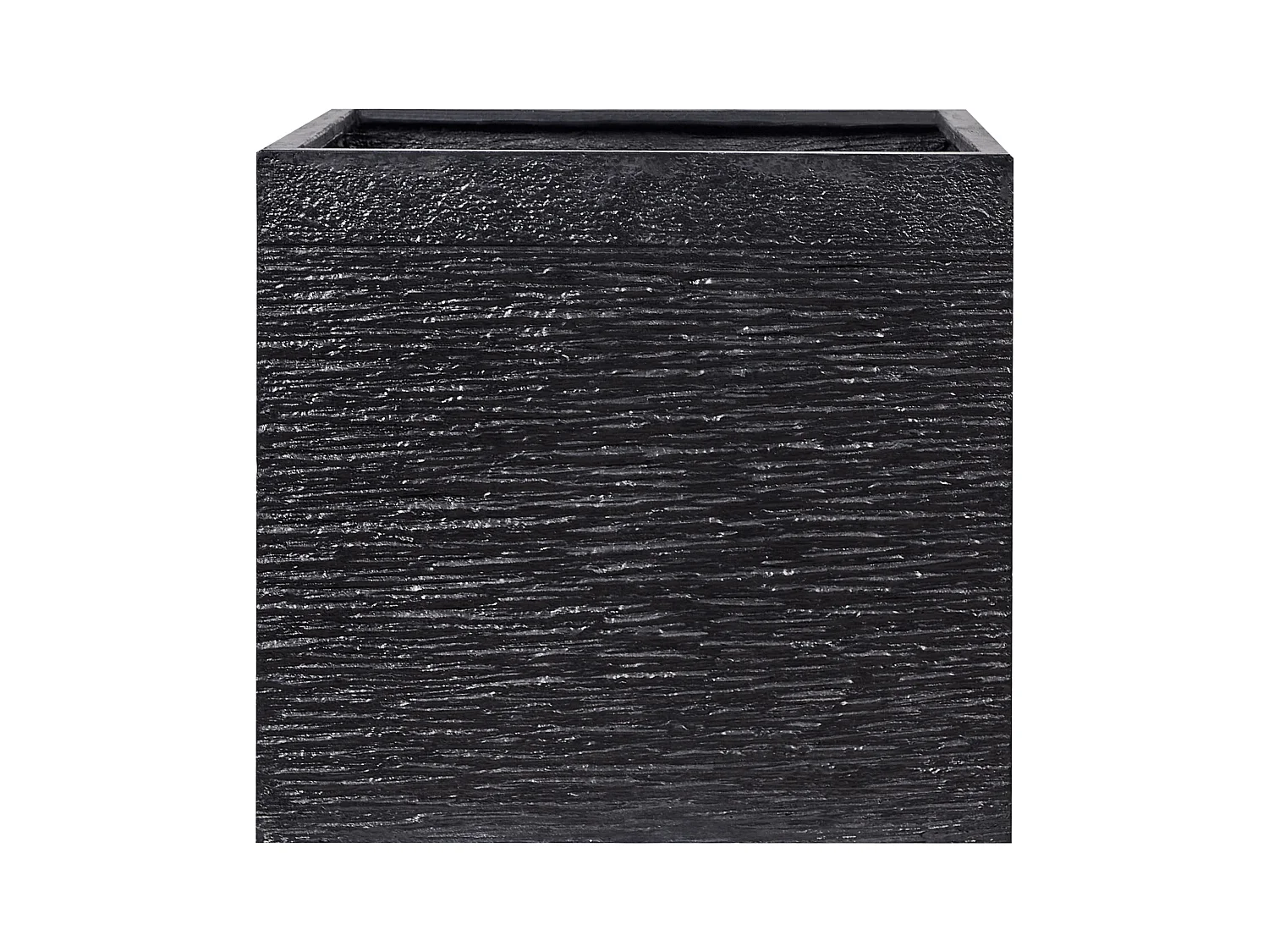 Cache-pot PAROS 50 cm Noir