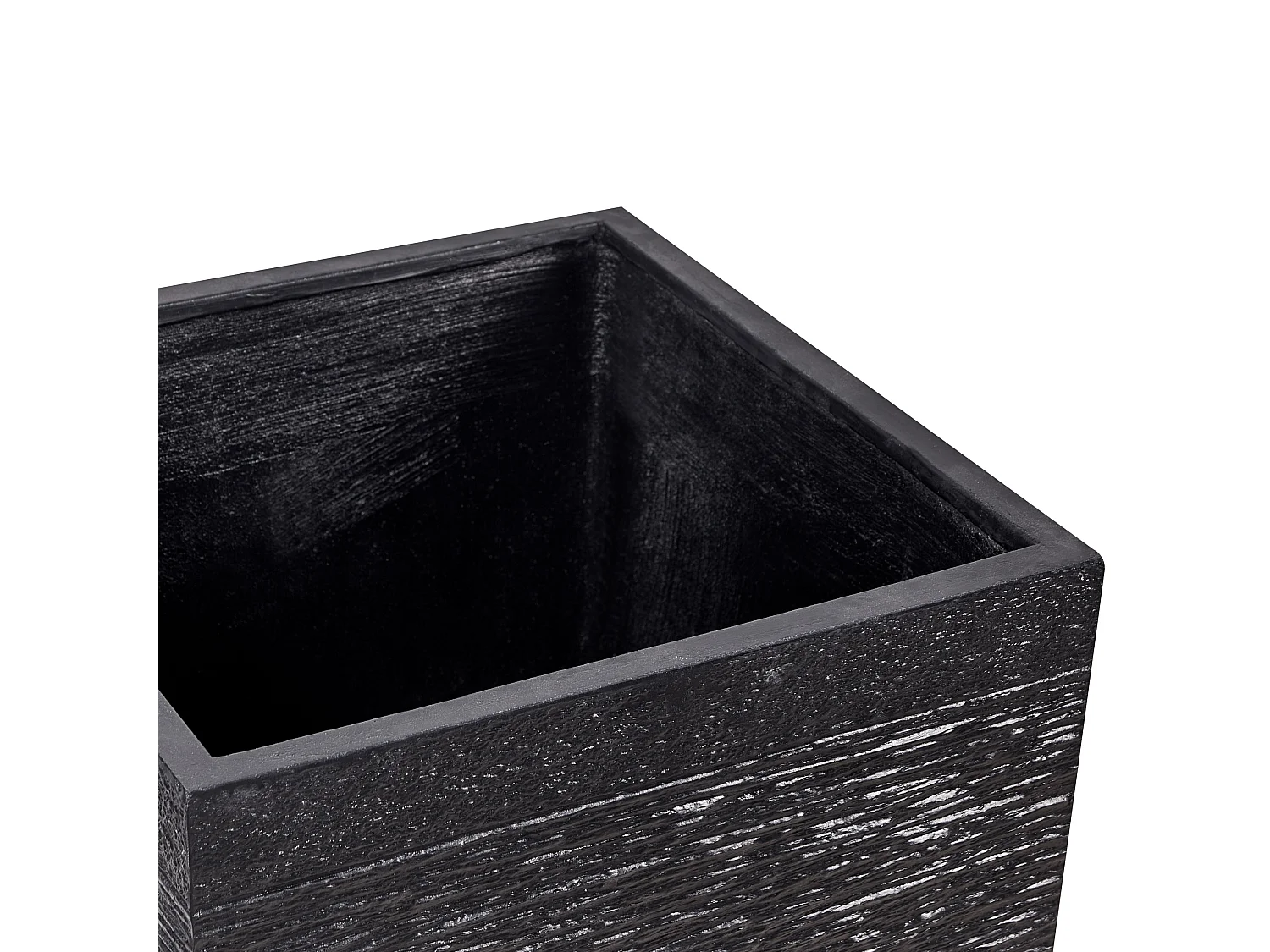 Cache-pot PAROS 50 cm Noir