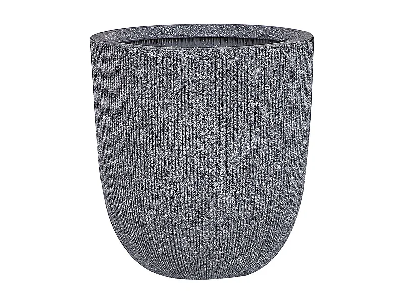 Vaso per piante CHIOS Materiale sintetico 31 cm Grigio