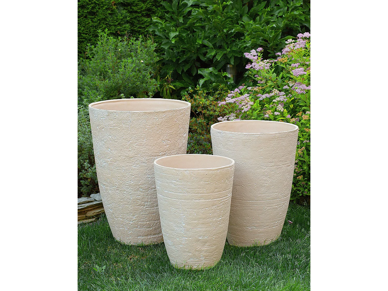 Cache-pot CAMIA 35 cm Beige