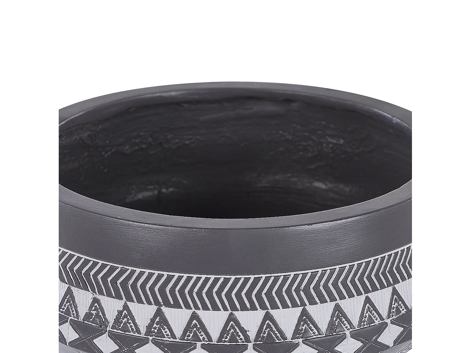 Cache-pot sur pied MOUSSATA 35 cm Gris