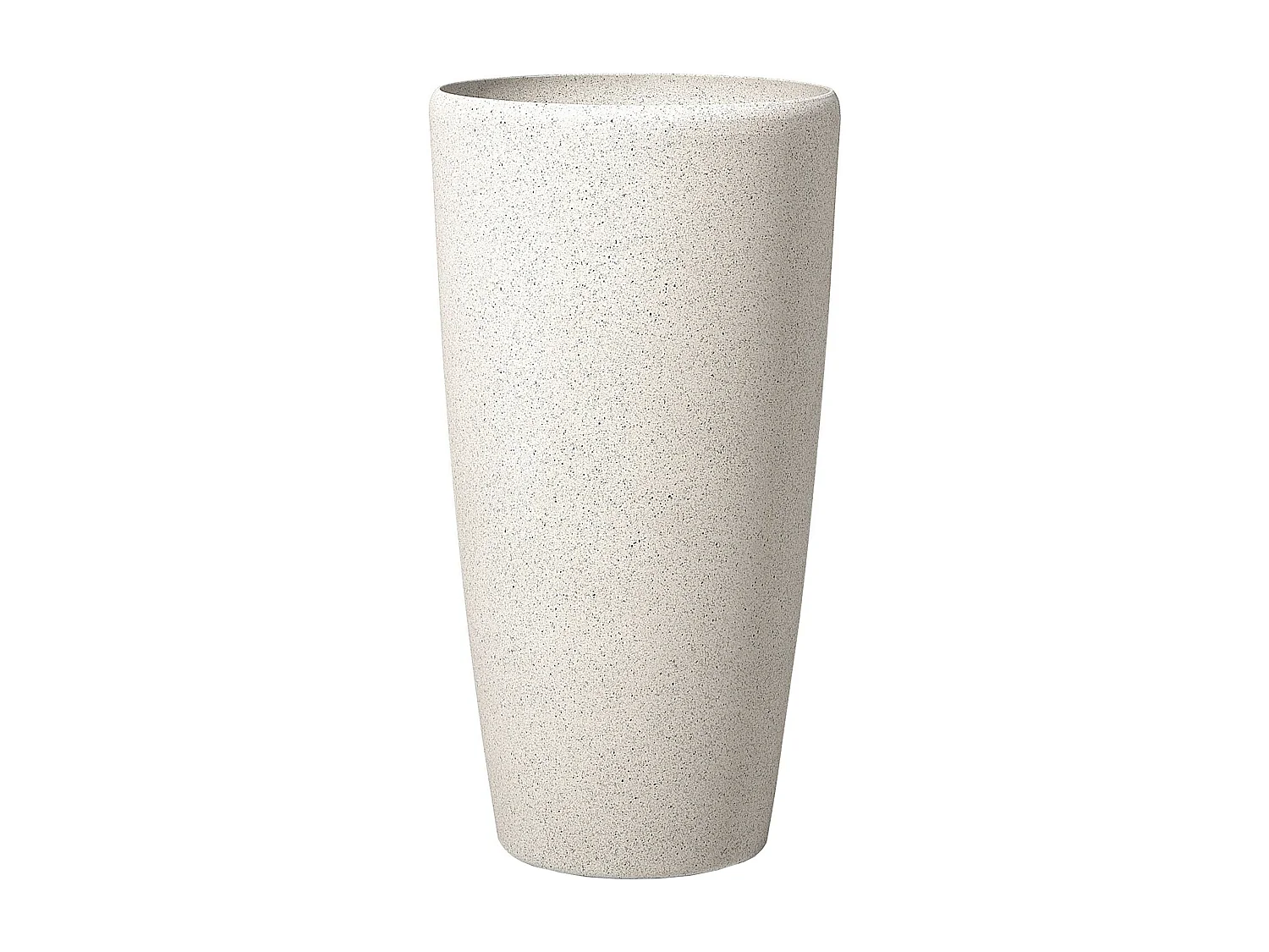 Bloempot ABDERA Steen 39 cm Lichtbeige