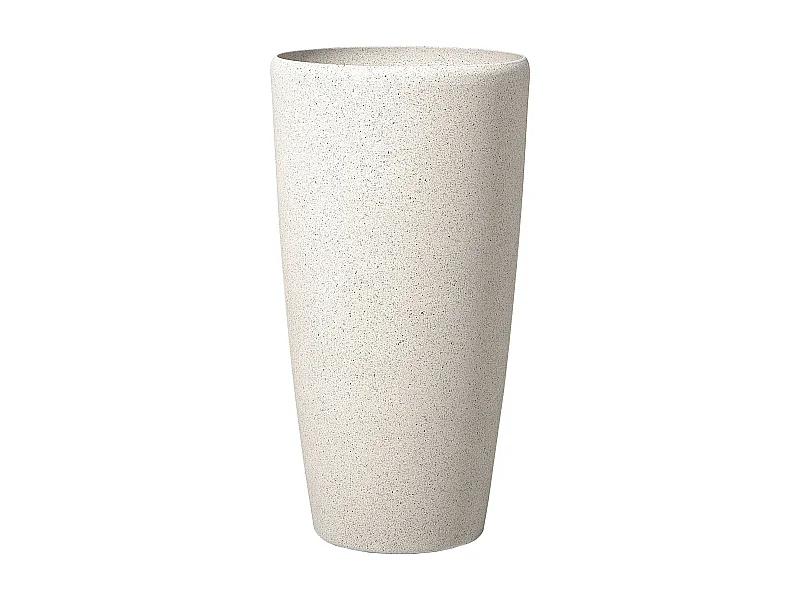 Vaso per piante ABDERA Pietra 39 cm Beige chiaro