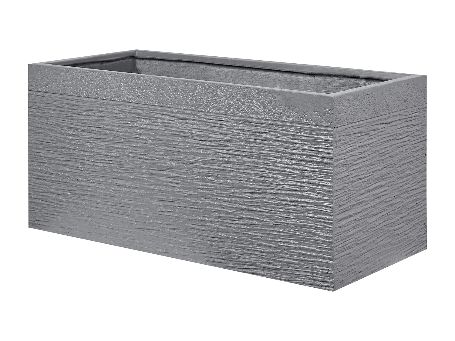 Jardinière grise 80 x 37 x 38 cm MYRA