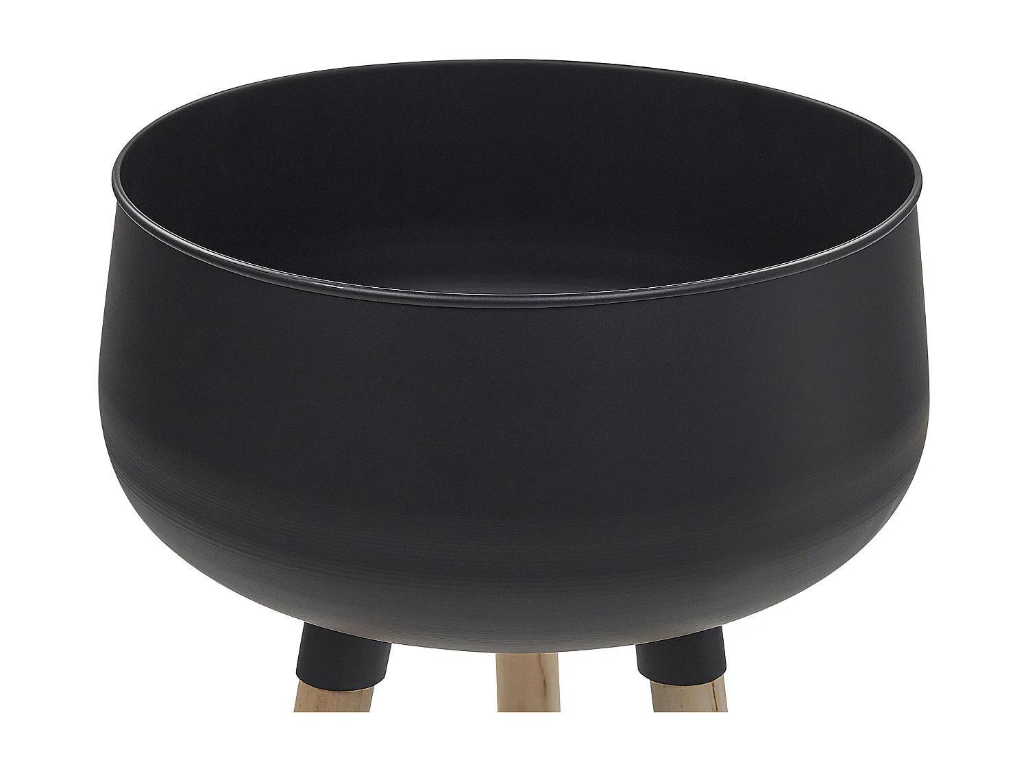 Doniczka na nóżkach AGROS Metal 30 cm Czarny