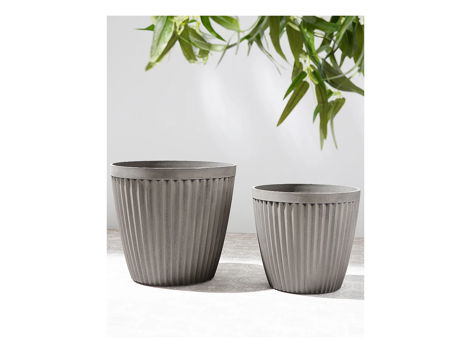 Cache-pot POKA 44 cm Taupe