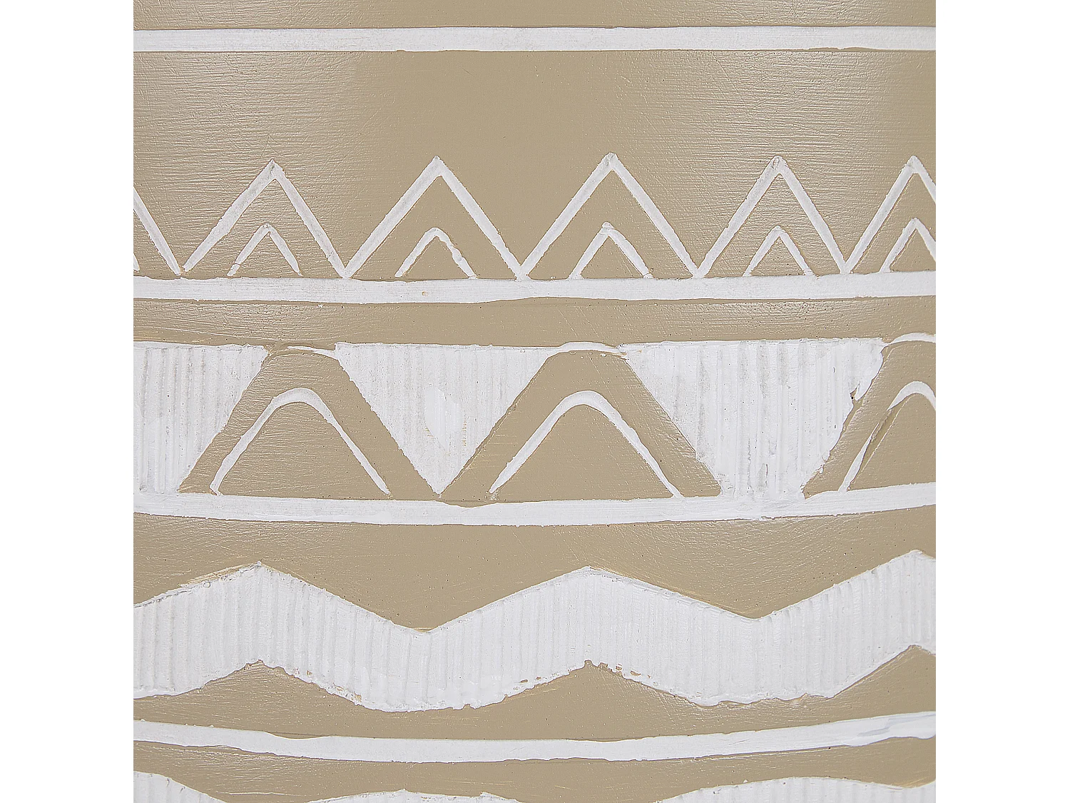 Vaso alto para plantas MILINA Cerâmica 30 cm Creme