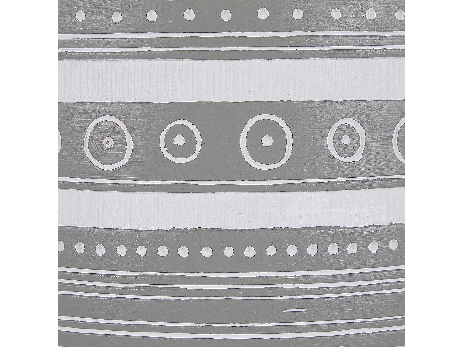 Vaso alto para plantas NAUSA Cerâmica 30 cm Cinzento claro