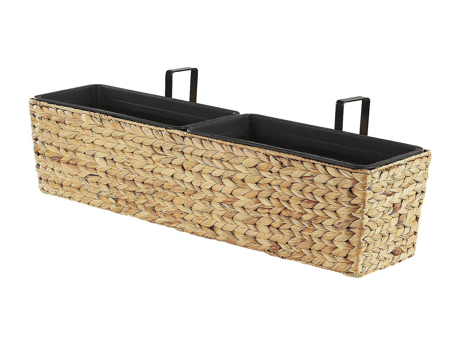 Vaso KAWALA Rattan 80 cm Cor de areia