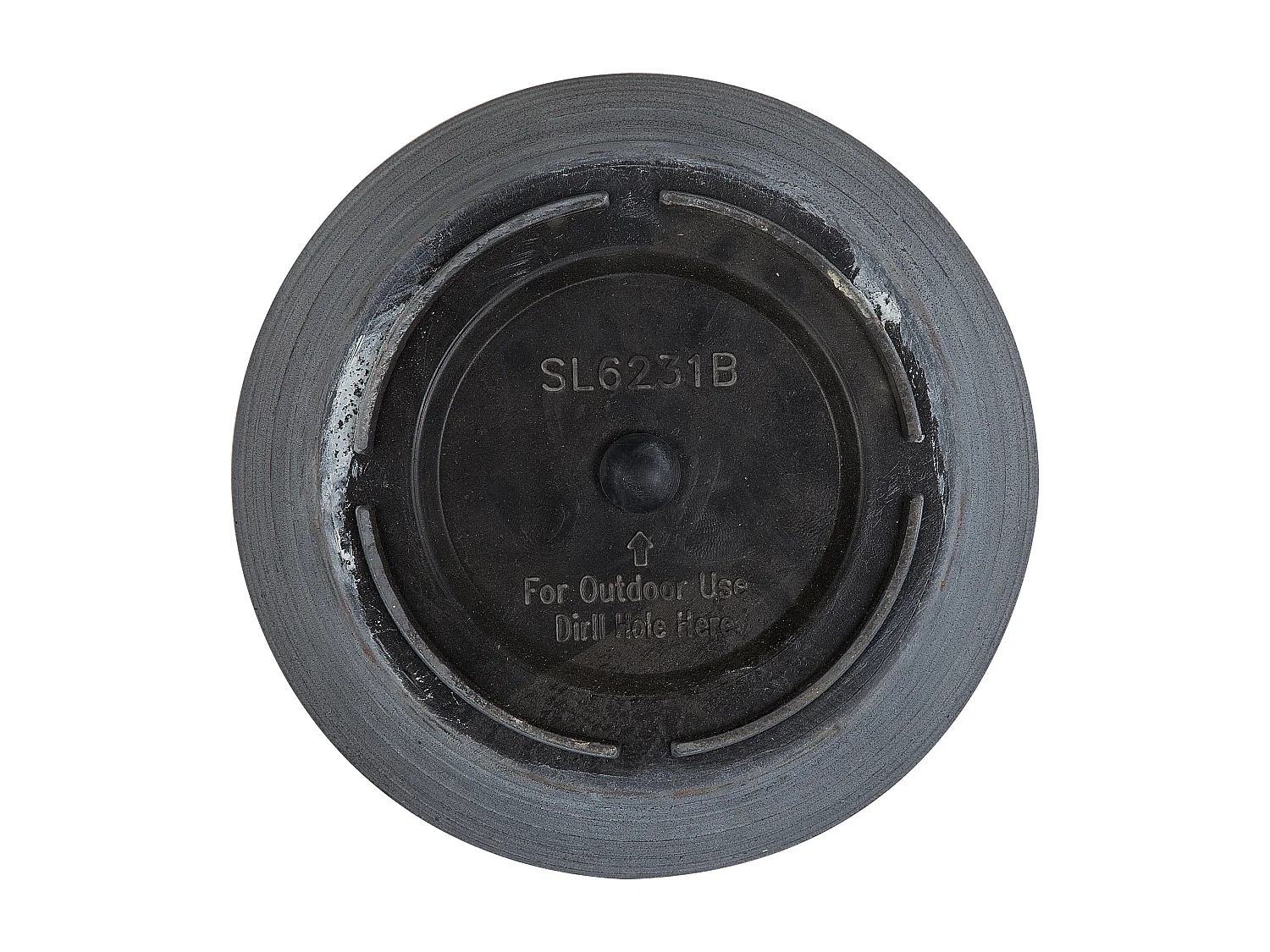 Blumentopf grau Stein 43x43x49 rund Katalima