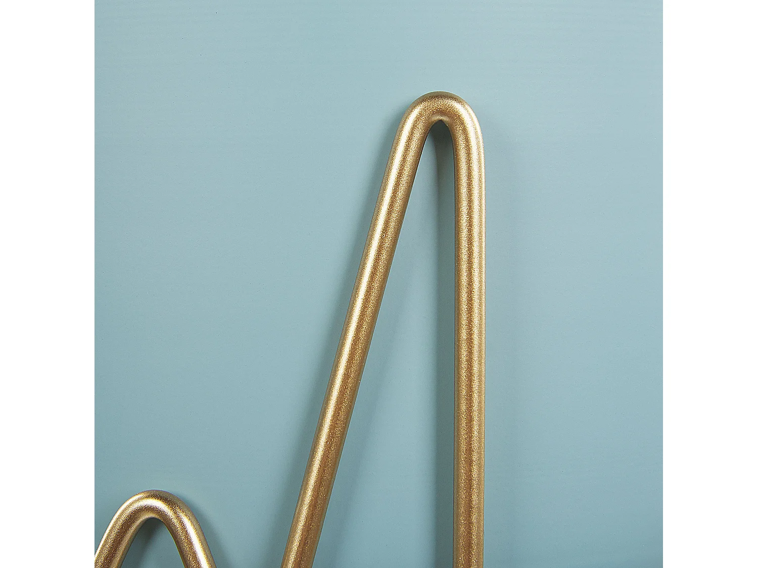 Vaso alto para plantas KALANDRA Metal 19 cm Azul claro