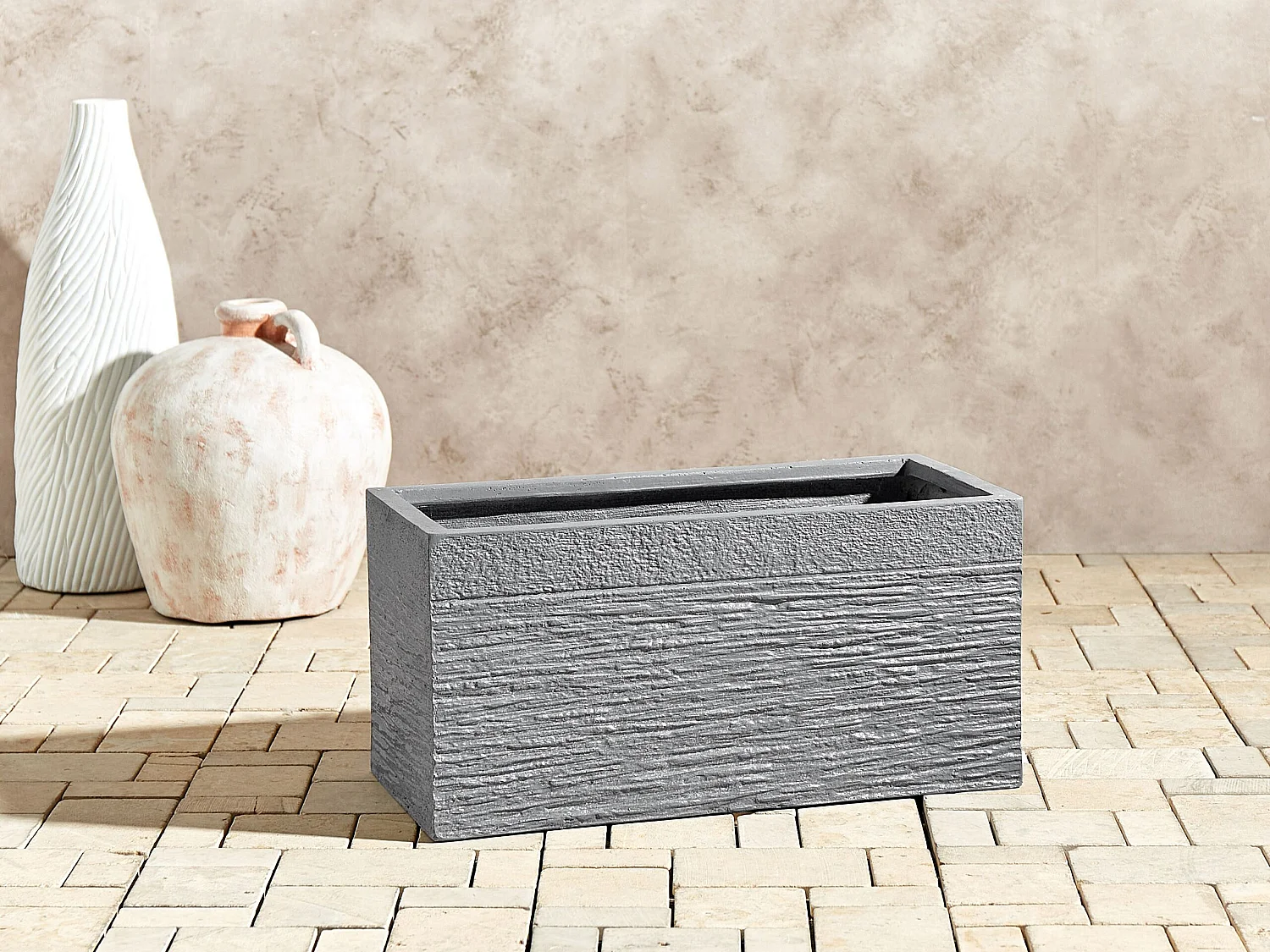 Cache-pot MYRA 50 cm Gris
