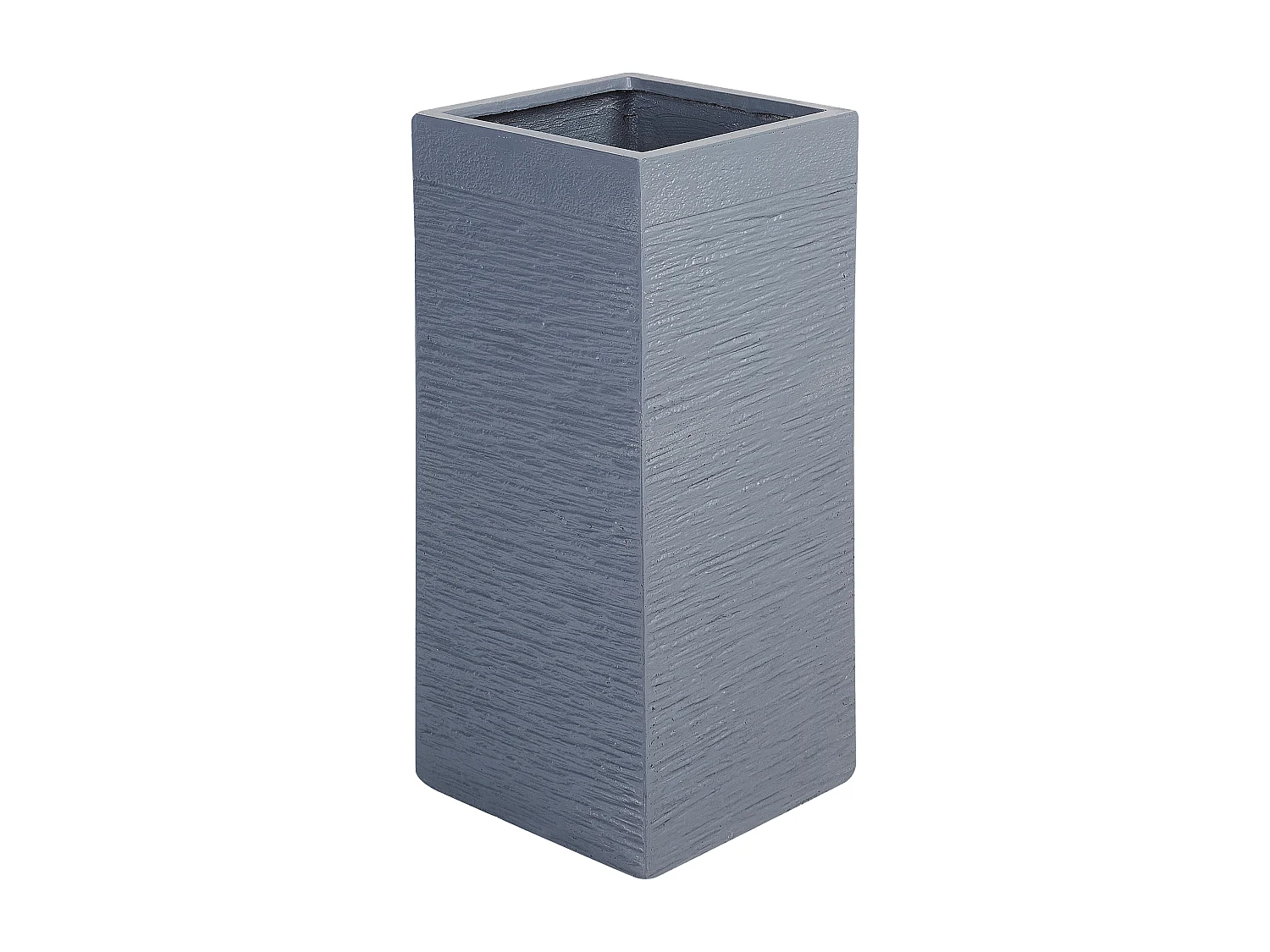 Pot de fleurs gris 33 x 33 x 70 cm DION