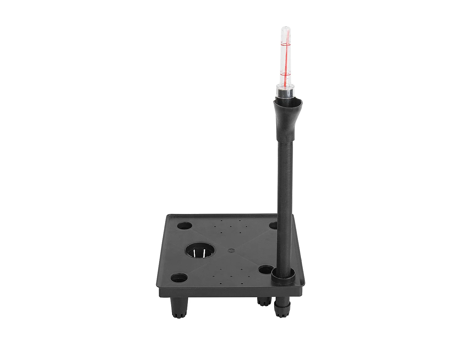 Set van 3 bloempotten BALZO Kunststof 42 cm Zwart