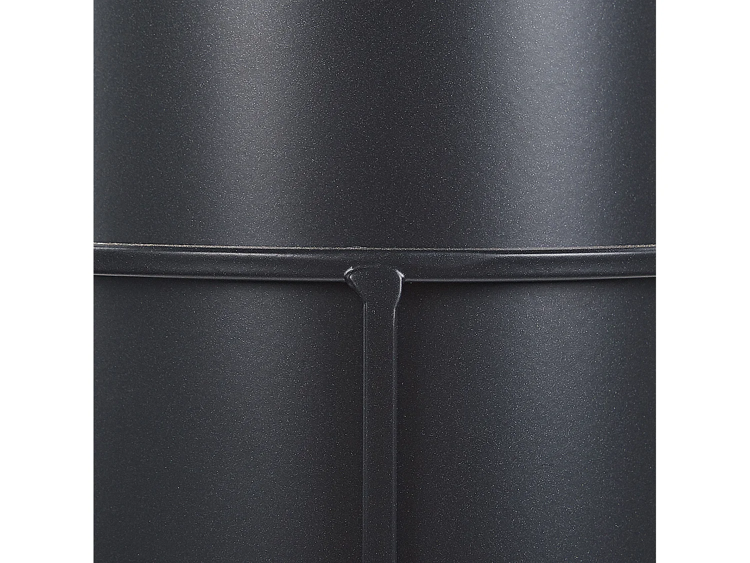 Blumentopf mit Beinen MILEA Metall 16 cm Schwarz