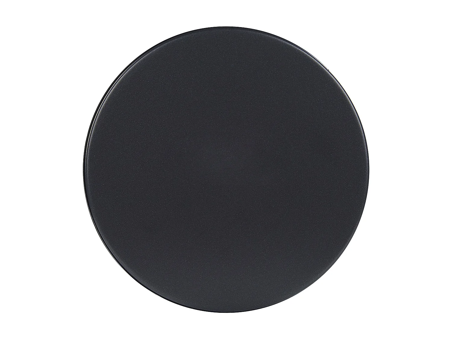 Vaso alto para plantas MILEA Metal 16 cm Preto