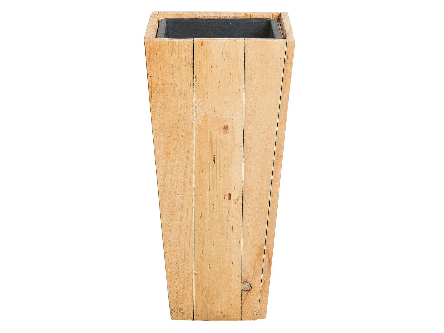 Cache-pot en bois LARISA 24 x 24 x 50 cm